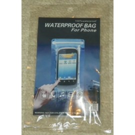Unbranded/Generic Waterproof Pouch / Dry Bag For Cell Phone - Clear - (3.5" x 5.25" inner Dim)