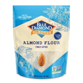 Blue Diamond Almonds Almond Flour Gluten Free, Blanched, Finely Sifted, 1 Lb