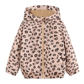 SUNDAY ROSE Girls Rain Jackets Lightweight Water Reistant Wind Breakers Hooded Raincoats For Kid Brown Grey Size 12