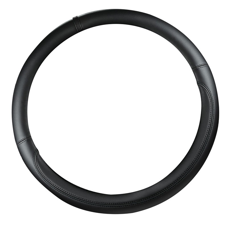 Steering Wheel Cover Nappa Leather Wrapped Wheel Protector Anti Slip
