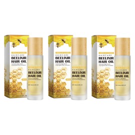 WMZWY Aceite Para El Cabello Hidratante Profundo De La Miel, Cuidado Del Cabello De La Miel Esencia De La Miel, Hidratacin Y Fortalecimiento Del Aceite Para El Cabello Sedoso (3PC)