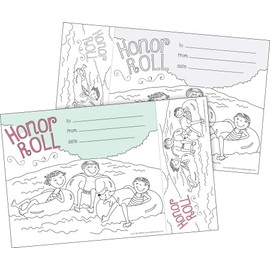 Barker Creek Color Me Honor Roll Awards & Bookmarks Set (BC429)