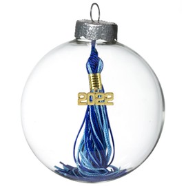 2022 Graduation Ornament - Over a Hundred Colors Available -Royal/LtBlue