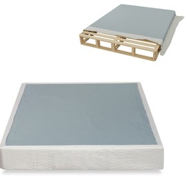 Spring Coil, 4.5-Inch Easy Wood Box Spring/Foundation with Simple Assembly, King