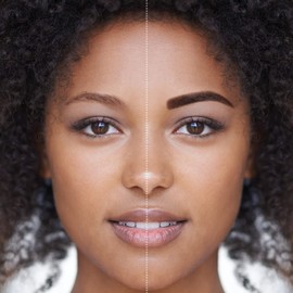 iMethod Eyebrow Stamp for Eyebrow Stencil Kit - Brow Stamp Refill Eyebrow Pomade, Black Brown