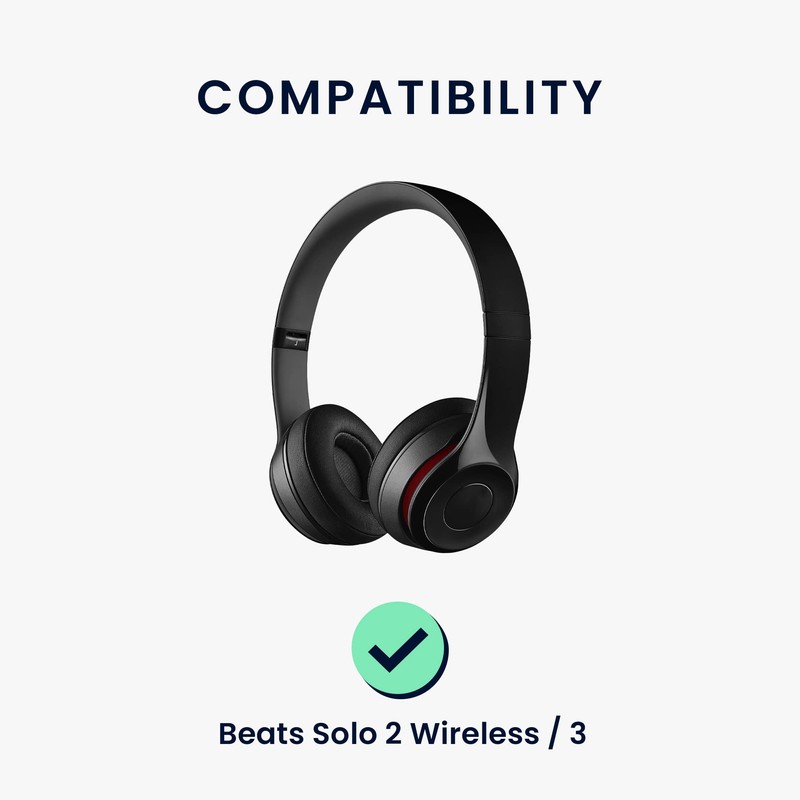kwmobile Ear Pads Compatible with Beats Solo 2 Wireless/Solo 3