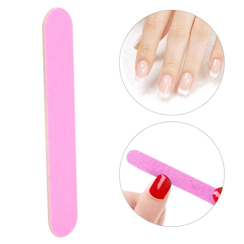 Limas de uñas desechables, 100 archivos de uñas desechables Limas