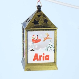 Mulberry Studios Starlight Lantern Christmas Tree Hanger Names A-G Aria