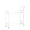FirsTime & Co. Silver Delilah Bar Cart, 2 Tier Mobile