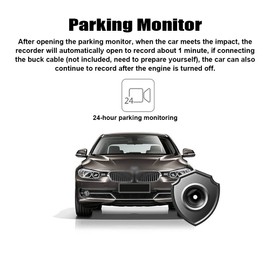 2 in 1 Car Recorder and Aromatherapy Diffusers 1080P WDR Dash Cam Car Camera Dashboard Camera with Night Vision 170° Wide Angle