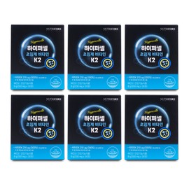 Nutricore Nutricore Hypercell Supercritical Vitamin K2 300mg x 30 tablets x 6 boxes / 뉴트리코어 뉴트리코어 하이퍼셀 초임계 비타민 K2 300mg x 30정 X 6박스
