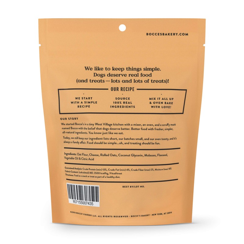 Bocce's Bakery - The Basics Menu: Soft & Chewy, Wheat-Free