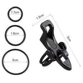 DFsucces Lure Hook Holder Fishing Tackle New Lure Keeper Set of 5 Each with 3 Different Rubber Rings