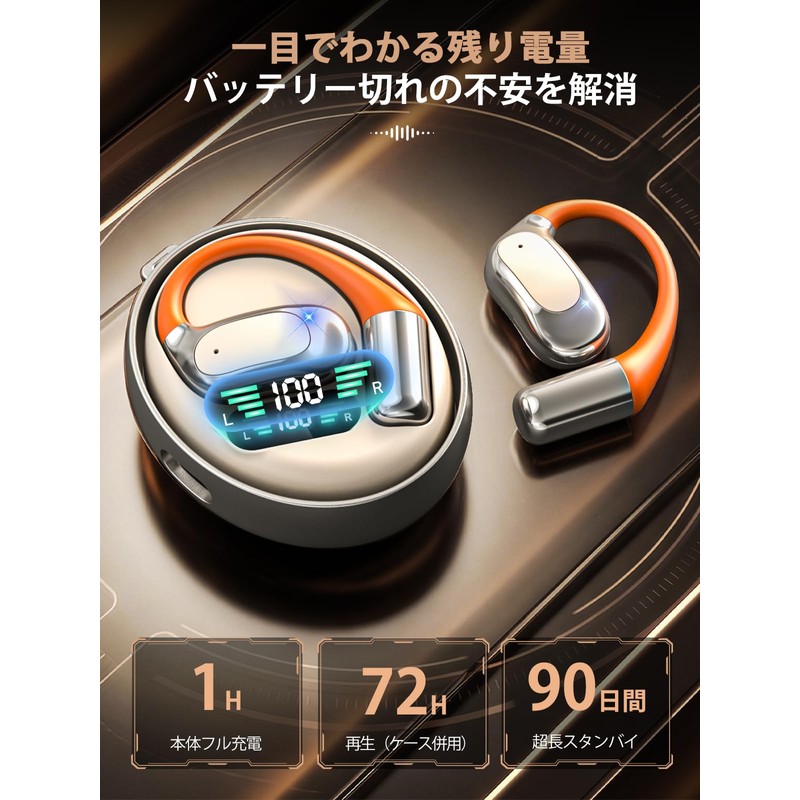 (2026 Latest Bluetooth 6.0) Air Conduction Earphones, Binaural/Single Ear, Wireless,