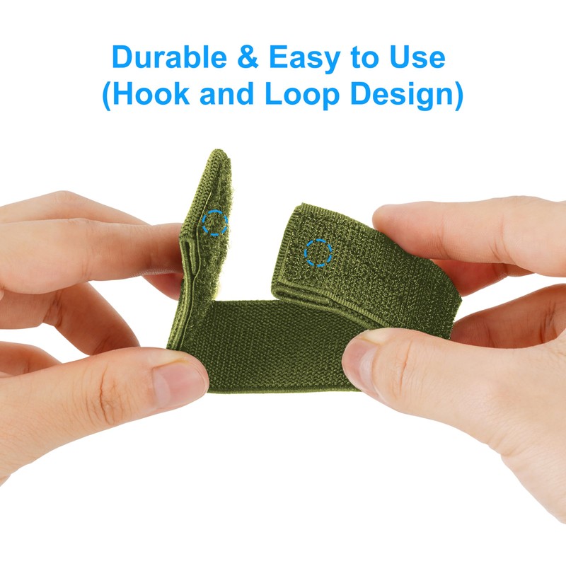 wisdompro 4 Pcs Elastic Belt Loop for 2" - 2.25"