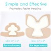 Silicone Heel Bordered Foam Dressing Waterproof Absorbent Wounds Bandages Pressure