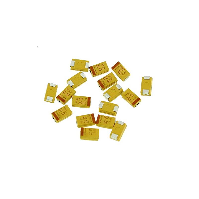 20x Tantalum Capacitor SMD 150µF 6,3V 125°C ; Size D