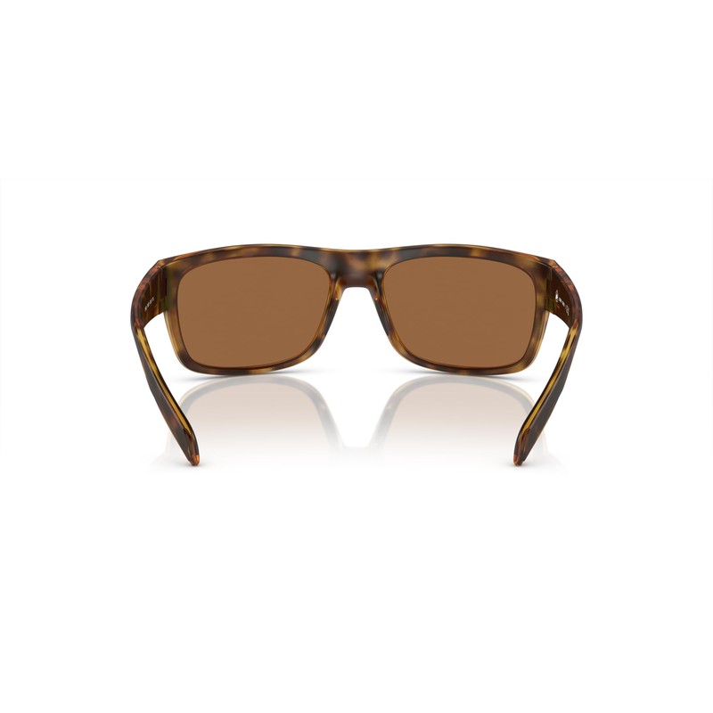 Native Men's XD9003 Ashdown Rectangular Sunglasses, Matte Tortoise/Bronze Mirrored Polarized,