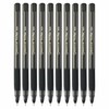 RADIUS Tri Flex Ballpoint Pens, BLACK, 1.0mm Medium Point, Pack