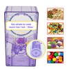 YOBRO Purple Candy Dispenser,Dry Food Machine - Gumball & Nut
