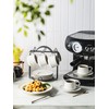 YHOSSEUN Espresso Cups with Saucers and Metal Stand, 4 Oz
