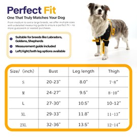 Spajoy Dog Elbow Brace for Pet Elbow and Shoulder Support for Elbow Arthritis, Dysplasia, Elbow Calluses, Elbow Brace for Front Leg Dog Elbow Protector for Pets Elbow Dysplasia