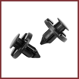 HEROFFIX 30 Pcs 8mm Hole Retainer Clips- Plastic Drive Rivets Mud Flaps Bumper Fender Push Clips for Nissan Replace Parts