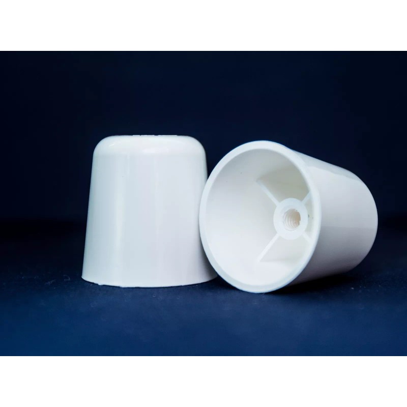 Stinky Johns Tall Toilet Bolt Caps - White - Bolt