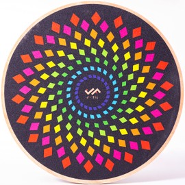 JFIT Balance Board, 15.4", Kaleidoscope