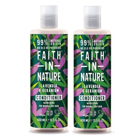 (2 Pack) - Faith in Nature - Lavender & Geranium Conditioner | 400ml | 2 PACK BUNDLE