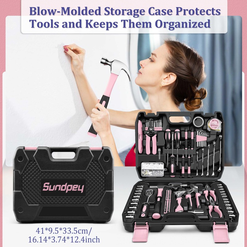 Sundpey Home Tool Kit 281-PCs - General Basic Home Auto