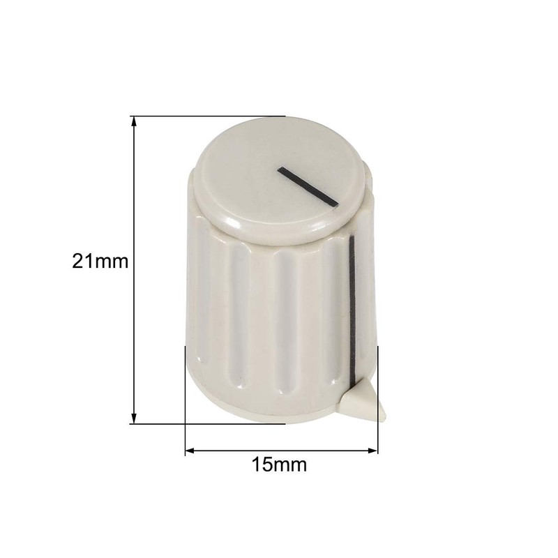 sourcing map 4pcs, 4mm Potentiometer Control Knobs For Electric Guitar