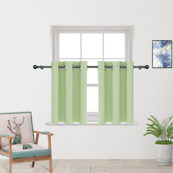 Tier Curtains 36 inch Room Darkening Kitchen Tiers Bathroom Short