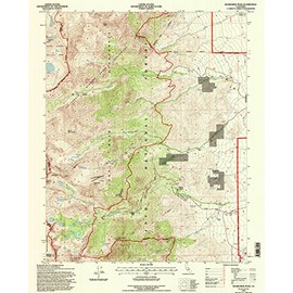 YellowMaps Kearsarge Peak CA topo map, 1:24000 Scale, 7.5 X 7.5 Minute, Historical, 1994, Updated 1997, 26.6 x 21.4 in - Tyvek