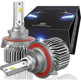 NUVISION LIGHTING - Par de bombillas 9008 H13 de 10000 lúmenes 60 W para faros delanteros LED delgados, kit de conversión de luces antiniebla de haz alto/bajo, diseño delgado (NVL-SLS-H13)