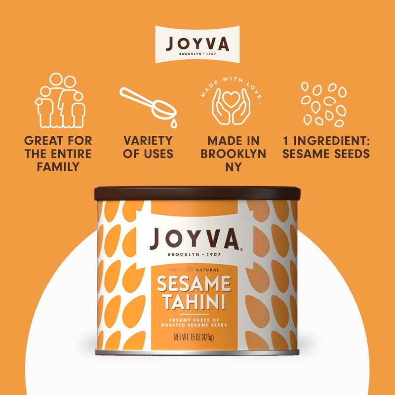 Joyva Sesame Tahini (3x15 OZ) by Joyva
