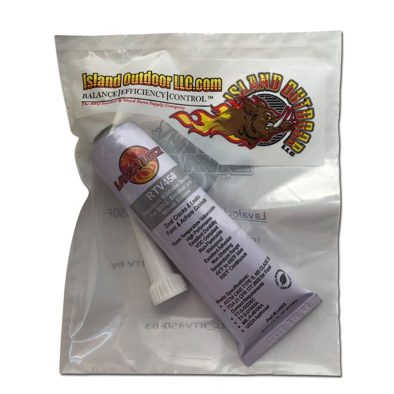 LavaLock® Black Food Safe BBQ Adhesive 3 oz Grill Smoker