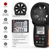 SURLABA Digital Wind Gauge, Handheld Anemometer 0.3-30m/s Wind Speed Gauge,