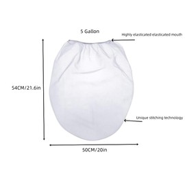 3Pack Cold Brew Coffee Filter Bag Reusable 5 Gallon Coffee Filter Compatible With Toddy Cold Brew System Strainer Bag, for 5 Gallon Commercial Brewers