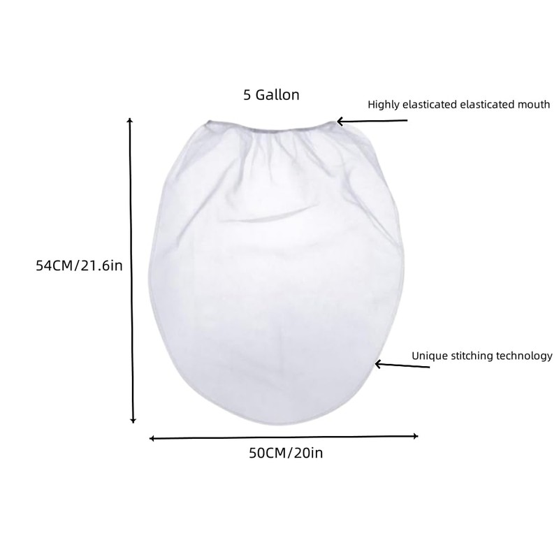 3Pack Cold Brew Coffee Filter Bag Reusable 5 Gallon Coffee