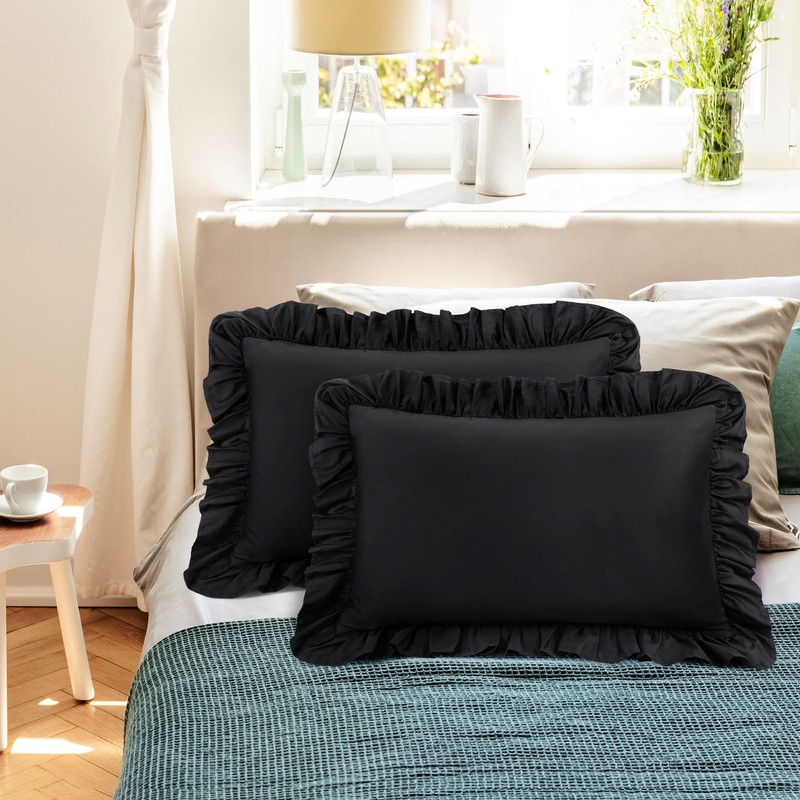 PiccoCasa Pillow Cover, Envelope Type, 100% Cotton, Stylish, Suitable for