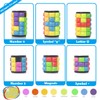 R.Y.TOYS Cubo Rubik,Regalos de Pascua,Sequence,Perplexus Juguete Fidget para Adultos /