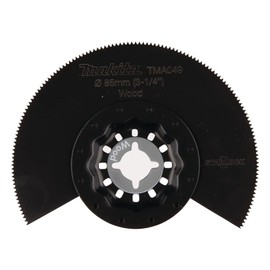 Makita B-64836 Starlock HCS Segment Saw Blade 85 mm TMA049 Wood, for Wood and Epoxy, for Multitool, Multifunction Tool, Pack of 1