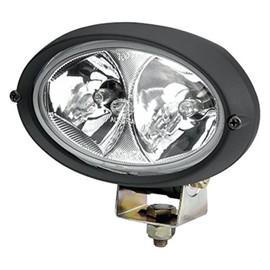 HELLA 1GA 996 161-131 Halogen-Worklight - Oval 100 - 12/24V - mounting - Vertical - Long-range illumination - Cable: 2000mm - Plug: AMP