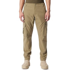 Cross-eyed Moose Men's Motor Cross Zip Fly Pant with Cargo Pockets Standard, Dusky Green