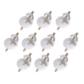 Mipcase 10pcs Retaining Screw for Bird Nesting Lock Fish Tank Degreasing Film Lock Screw Replacement Cage Screws and Nuts Rablet Fitting Screw for Parrot Cage Standing Pole Birdcage