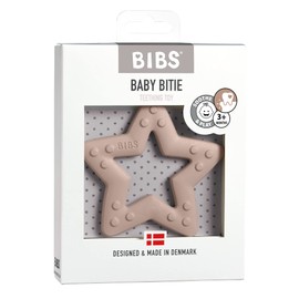 BIBS Baby Bitie Star Teether BPA Free Food Grade TPU Blush