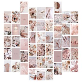 CVDYWDJIE 50 Pink Poster Wall Stickers Wall Decor Stickers Retro Stickers Home Decor Elee Wall Stickers