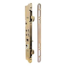 Alloy Steel Dual Point 9-15/16" Mortise Lock with 10-1/8" Faceplate for Sliding Patio Glass Door | Multi Point Locking Mechanism Replacement - Fix and Repair Door Hardware Security