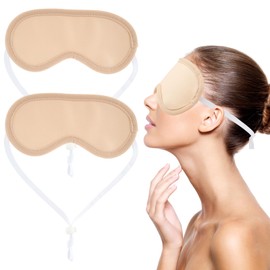 Tzdxfgl Tzdxfgl 2Pcs Oil Wrap Pack for Eye, Washable Reusable Essential Oil Pack Wrap, Mess-Free Oil Pack with Adjustable Elastic Strap, Soft Comfortable Leak-Proof Oil Pack for Eye (Oil Not Included)